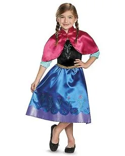 Spirit Halloween Kids Anna Classic Costume - Frozen