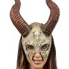 Spirit Halloween Voodoo Horn Half Mask -Costume Themes Shop 01433622 a