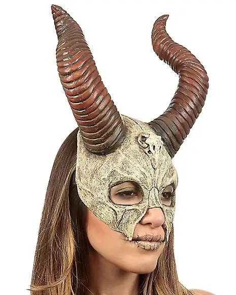 Spirit Halloween Voodoo Horn Half Mask 4 Spirit Halloween Voodoo Horn Half Mask - Image 2