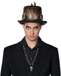 Spirit Halloween Witch Doctor Top Hat Deluxe 8 Spirit Halloween Witch Doctor Top Hat Deluxe -Costume Themes Shop 01433663 b