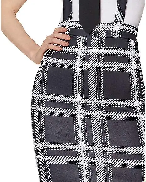 Spirit Halloween Plaid Pencil Skirt 6 Spirit Halloween Plaid Pencil Skirt - Image 4