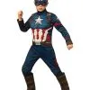 Spirit Halloween Kids Captain America Deluxe Costume - Avengers: Endgame -Costume Themes Shop 01435403 a