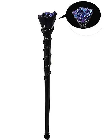 Spirit Halloween Celestial Witch Crystal Wand 3 Spirit Halloween Celestial Witch Crystal Wand