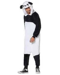 Spirit Halloween Adult Panda Union Suit -Costume Themes Shop 01437250 c