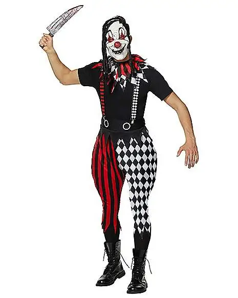 Spirit Halloween Scary Clown Costume Kit 3 Spirit Halloween Scary Clown Costume Kit