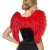 Spirit Halloween Red Feather Devil Wings -Costume Themes Shop 01443753 a