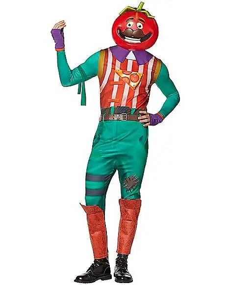 Spirit Halloween Adult TomatoHead Costume - Fortnite 3 Spirit Halloween Adult TomatoHead Costume - Fortnite