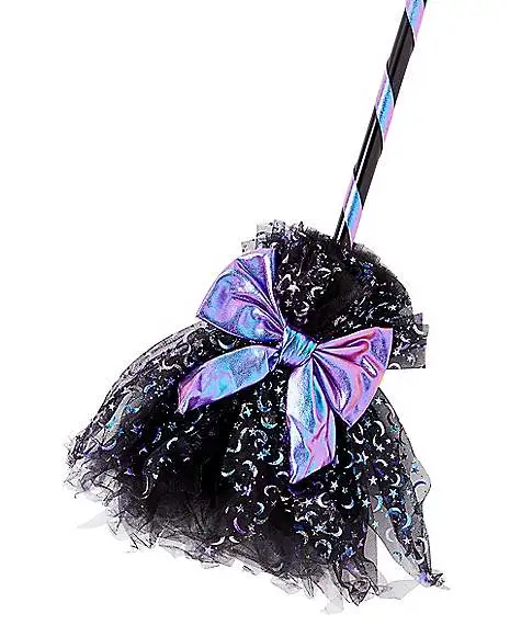 Spirit Halloween Kids Celestial Deluxe Witch Broom 4 Spirit Halloween Kids Celestial Deluxe Witch Broom - Image 2