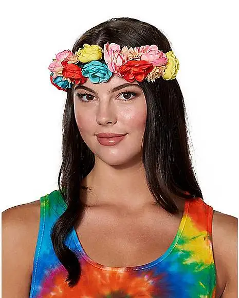 Spirit Halloween Multi Flower Headband 3 Spirit Halloween Multi Flower Headband