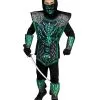 Spirit Halloween Kids Green Dragon Ninja Costume - Deluxe 2 Spirit Halloween Kids Green Dragon Ninja Costume - Deluxe -Costume Themes Shop 01464544 a