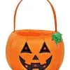 Spirit Halloween Light-Up Pumpkin Plush Treat Bucket -Costume Themes Shop 01466705 a