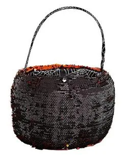 Spirit Halloween Reversible Sequin Plush Treat Bucket -Costume Themes Shop 01466754 c
