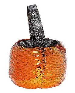 Spirit Halloween Reversible Sequin Plush Treat Bucket -Costume Themes Shop 01466754 d
