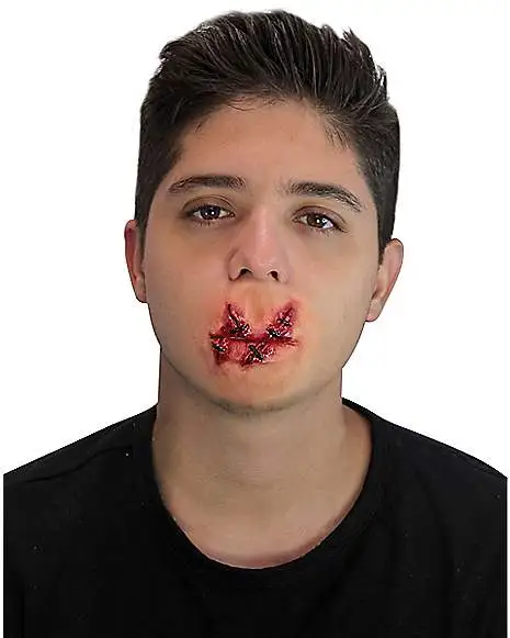 Spirit Halloween Cut Lips Appliance Kit 3 Spirit Halloween Cut Lips Appliance Kit