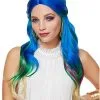 Spirit Halloween Multi-Color Curly Wig -Costume Themes Shop 01467703 a