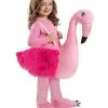 Spirit Halloween Toddler Faux Fur Flamingo Ride-Along Costume 1 Spirit Halloween Toddler Faux Fur Flamingo Ride-Along Costume -Costume Themes Shop 01468123 a