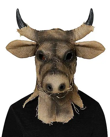Spirit Halloween Moving Mouth Bull Scarecrow Full Mask 3 Spirit Halloween Moving Mouth Bull Scarecrow Full Mask