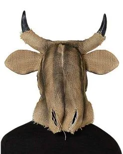 Spirit Halloween Moving Mouth Bull Scarecrow Full Mask 7 Spirit Halloween Moving Mouth Bull Scarecrow Full Mask -Costume Themes Shop 01471218 c