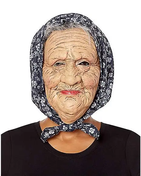 Spirit Halloween Grandma Half Mask 3 Spirit Halloween Grandma Half Mask