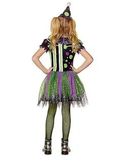 Spirit Halloween Kids Glow In The Dark Neon Clown Costume 6 Spirit Halloween Kids Glow In The Dark Neon Clown Costume -Costume Themes Shop 01472075 b