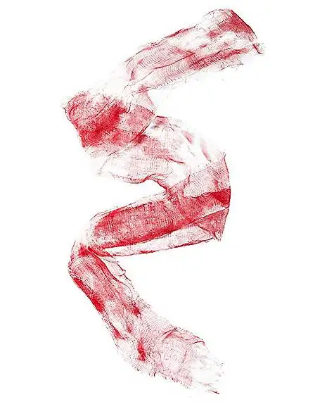 Spirit Halloween Bloody Horror Gauze 4 Spirit Halloween Bloody Horror Gauze - Image 2