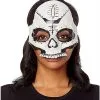 Spirit Halloween Witch Doctor Skull Half Mask 2 Spirit Halloween Witch Doctor Skull Half Mask -Costume Themes Shop 01473297 a