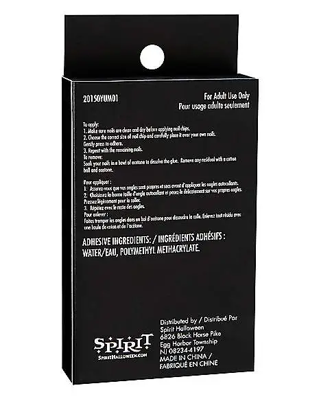 Spirit Halloween Red And Black Press On Nails 6 Spirit Halloween Red And Black Press On Nails - Image 4