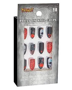 Spirit Halloween Day Of The Dead Press On Nails -Costume Themes Shop 01474873 c