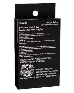 Spirit Halloween Day Of The Dead Press On Nails -Costume Themes Shop 01474873 d