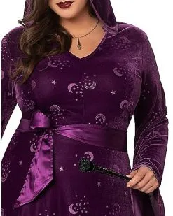 Spirit Halloween Plus Size Adult Velvet Celestial Robe 7 Spirit Halloween Plus Size Adult Velvet Celestial Robe -Costume Themes Shop 01475557 c