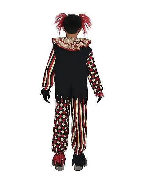 Spirit Halloween Kids Cursed Clown Costume 6 Spirit Halloween Kids Cursed Clown Costume - Image 4