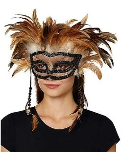 Spirit Halloween Witch Doctor Feather Eye Mask 7 Spirit Halloween Witch Doctor Feather Eye Mask -Costume Themes Shop 01478676 c