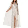 Spirit Halloween Adult White Lace Cape 2 Spirit Halloween Adult White Lace Cape -Costume Themes Shop 01479930 a