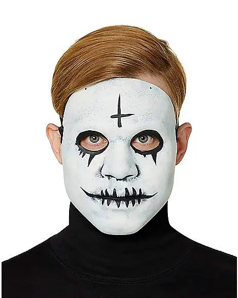 Spirit Halloween Injection Killer Half Mask - The Purge 3 Spirit Halloween Injection Killer Half Mask - The Purge