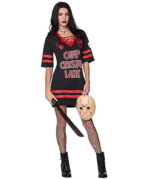 Spirit Halloween Adult Jason Hockey Dress - Friday The 13th 3 Spirit Halloween Adult Jason Hockey Dress - Friday The 13th