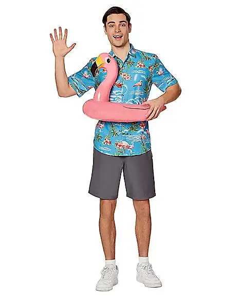 Spirit Halloween Inflatable Flamingo Float 4 Spirit Halloween Inflatable Flamingo Float - Image 2