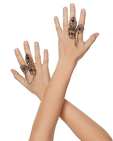 Spirit Halloween Pirate Finger Armor Rings 3 Spirit Halloween Pirate Finger Armor Rings