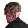 Spirit Halloween Light-Up LED Horror Scorched Skull Half Mask -Costume Themes Shop 01486737 a