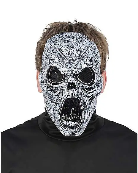 Spirit Halloween Light-Up EL Wire Wailing Spirit Half Mask 4 Spirit Halloween Light-Up EL Wire Wailing Spirit Half Mask - Image 2