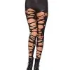 Spirit Halloween Black Punk Tattered Tights 1 Spirit Halloween Black Punk Tattered Tights -Costume Themes Shop 01489814 a