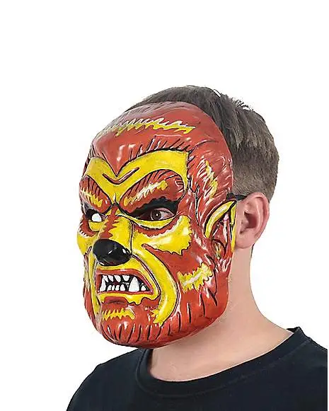 Spirit Halloween Vintage Werewolf Half Mask 4 Spirit Halloween Vintage Werewolf Half Mask - Image 2