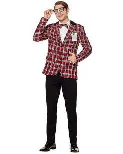 Spirit Halloween Adult Nerd Costume Kit