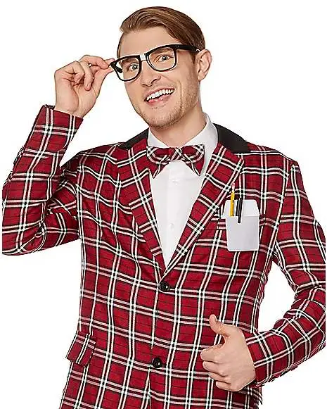 Spirit Halloween Adult Nerd Costume Kit 5 Spirit Halloween Adult Nerd Costume Kit - Image 3