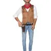 Spirit Halloween Adult Western Cowboy Plus Size Costume Kit 2 Spirit Halloween Adult Western Cowboy Plus Size Costume Kit -Costume Themes Shop 01492743 a