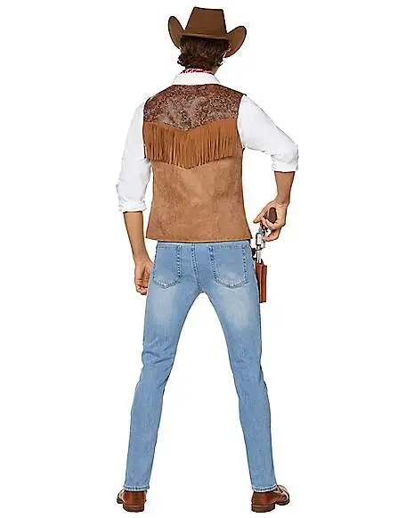 Spirit Halloween Adult Western Cowboy Plus Size Costume Kit 4 Spirit Halloween Adult Western Cowboy Plus Size Costume Kit - Image 2