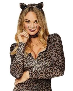 Spirit Halloween Adult Cheetah Catsuit Costume 9 Spirit Halloween Adult Cheetah Catsuit Costume -Costume Themes Shop 01493949 d