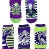 Spirit Halloween Beetlejuice Ankle Socks - 5 Pair 2 Spirit Halloween Beetlejuice Ankle Socks - 5 Pair -Costume Themes Shop 01494590 a