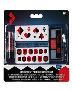 Spirit Halloween Harley Quinn Makeup Kit - DC Comics -Costume Themes Shop 01497718 c
