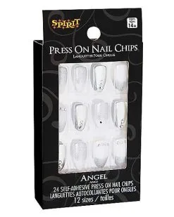 Spirit Halloween Angel Press On Nails -Costume Themes Shop 01498872 c