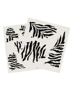 Spirit Halloween Zebra Temporary Tattoos
